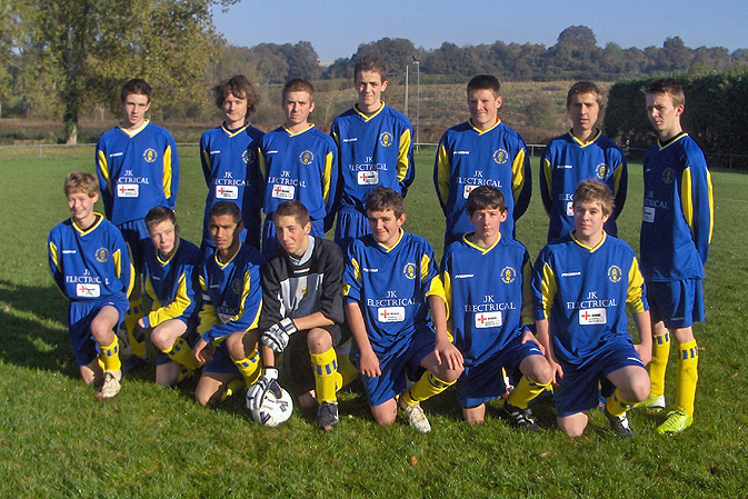 Under 16 2007/2008 Team Photo