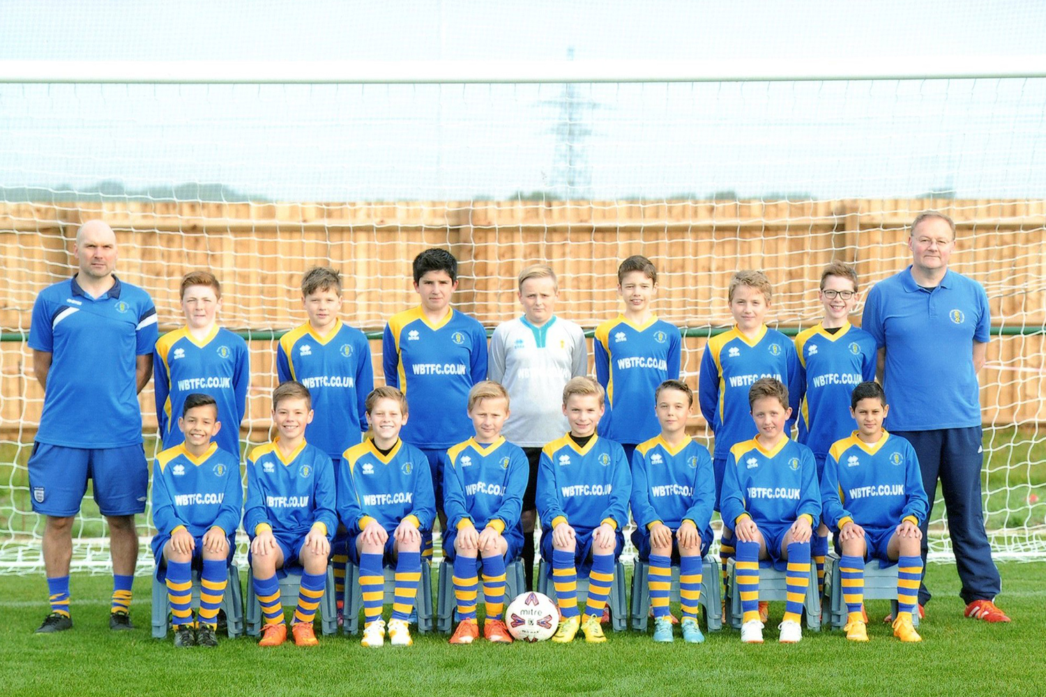 Under 12 Yellow Team Photo