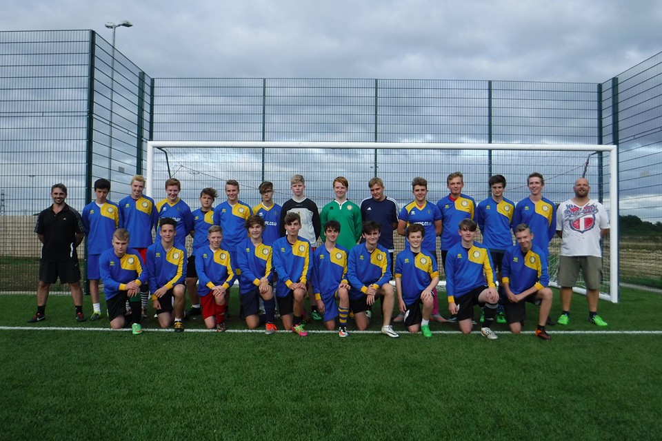 Under 16 Yellow Team Photo