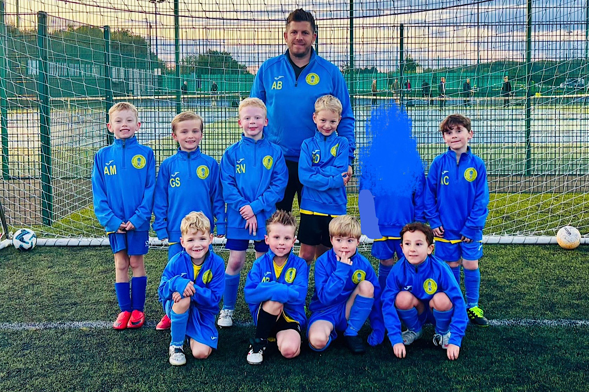 Under 7 Yellow Team Photo