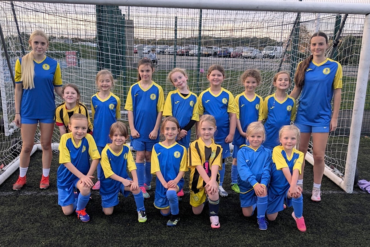 Under 8 Girls Team Photo