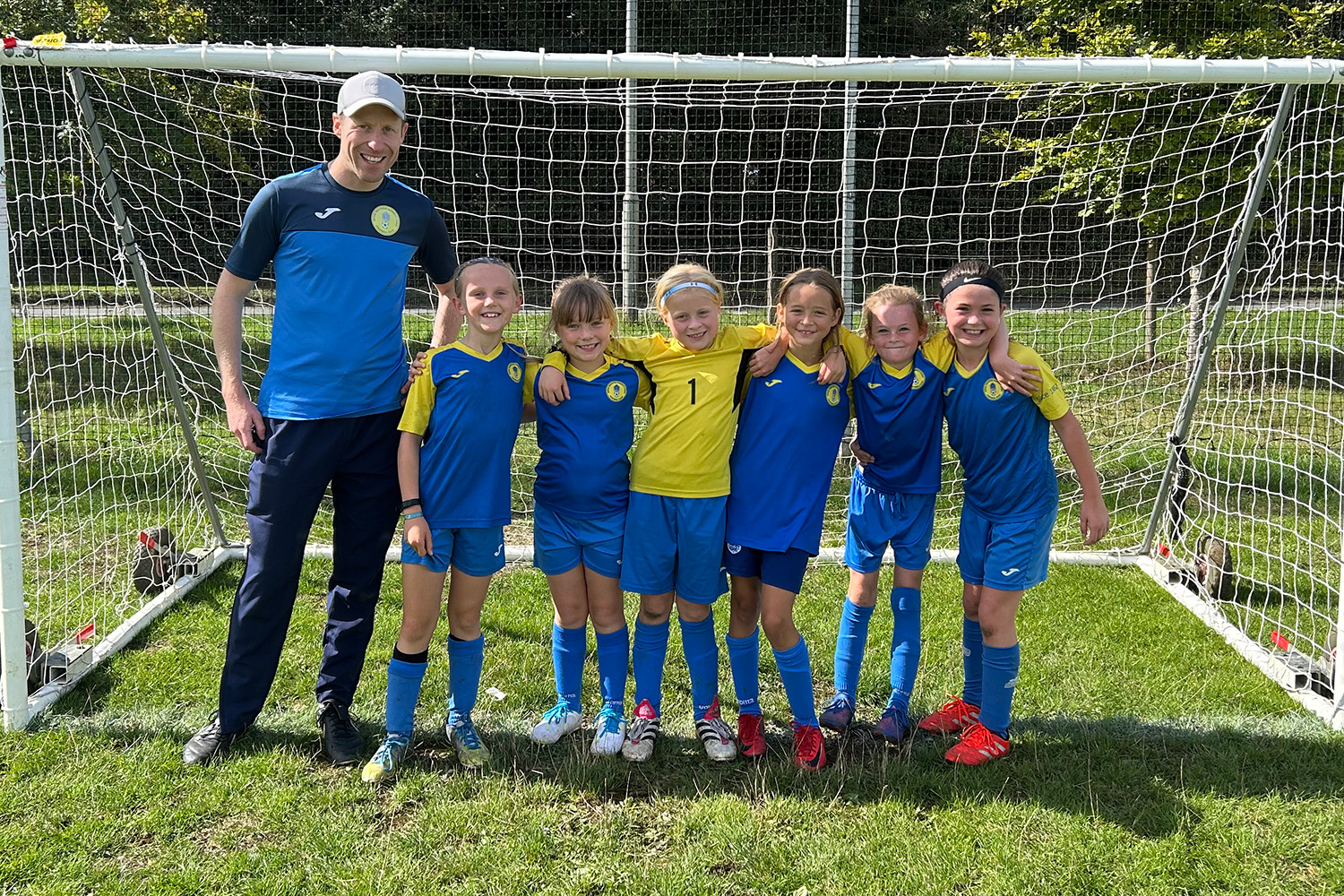 Under 9 Girls Blue Team Photo