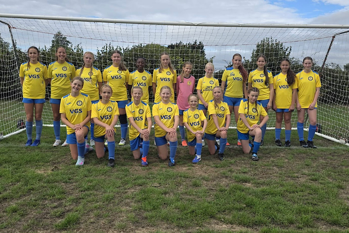 Under 14 Girls Team Photo