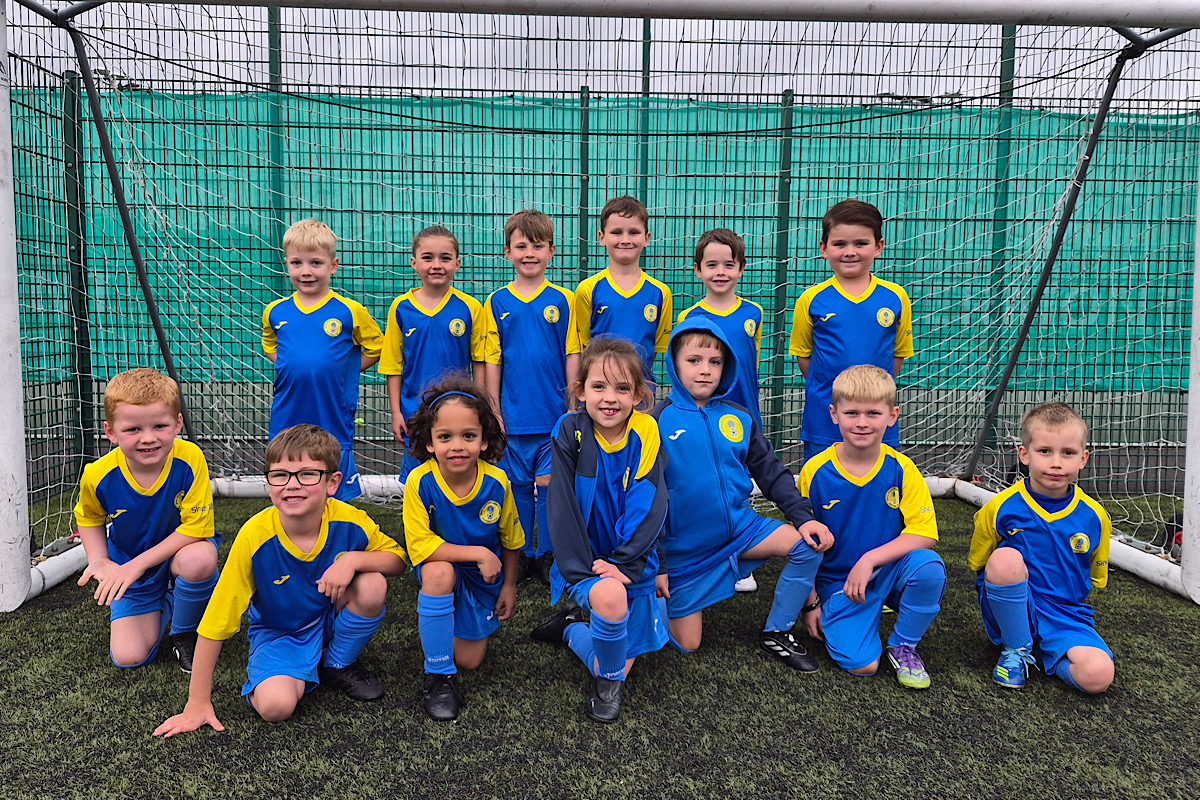 Under 7 Yellow Team Photo