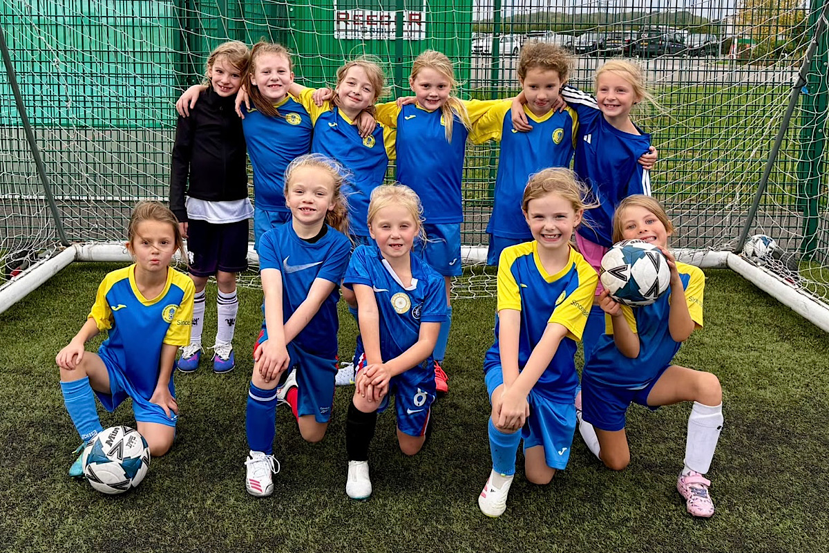 Under 8 Girls Team Photo