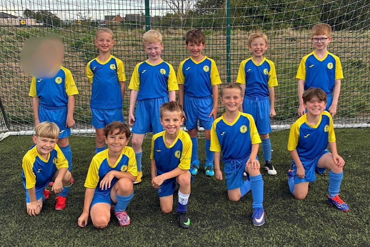 Under 8 Yellow Team Photo